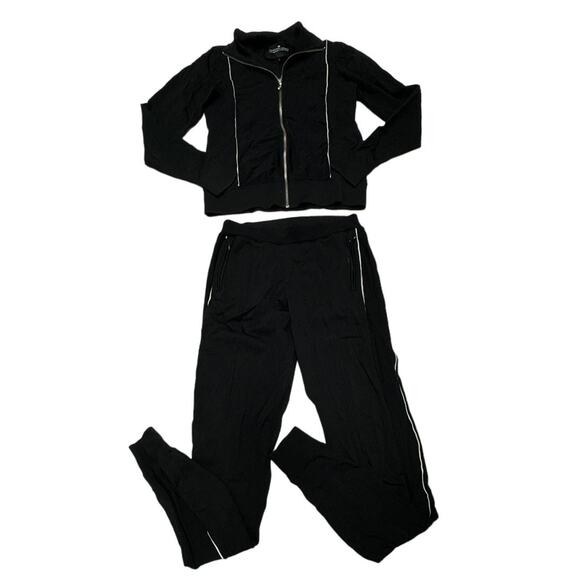 Designers Remix Charlotte Eskildsen Track Suit Women X Small Black Jacket Jogger - Picture 1 of 11